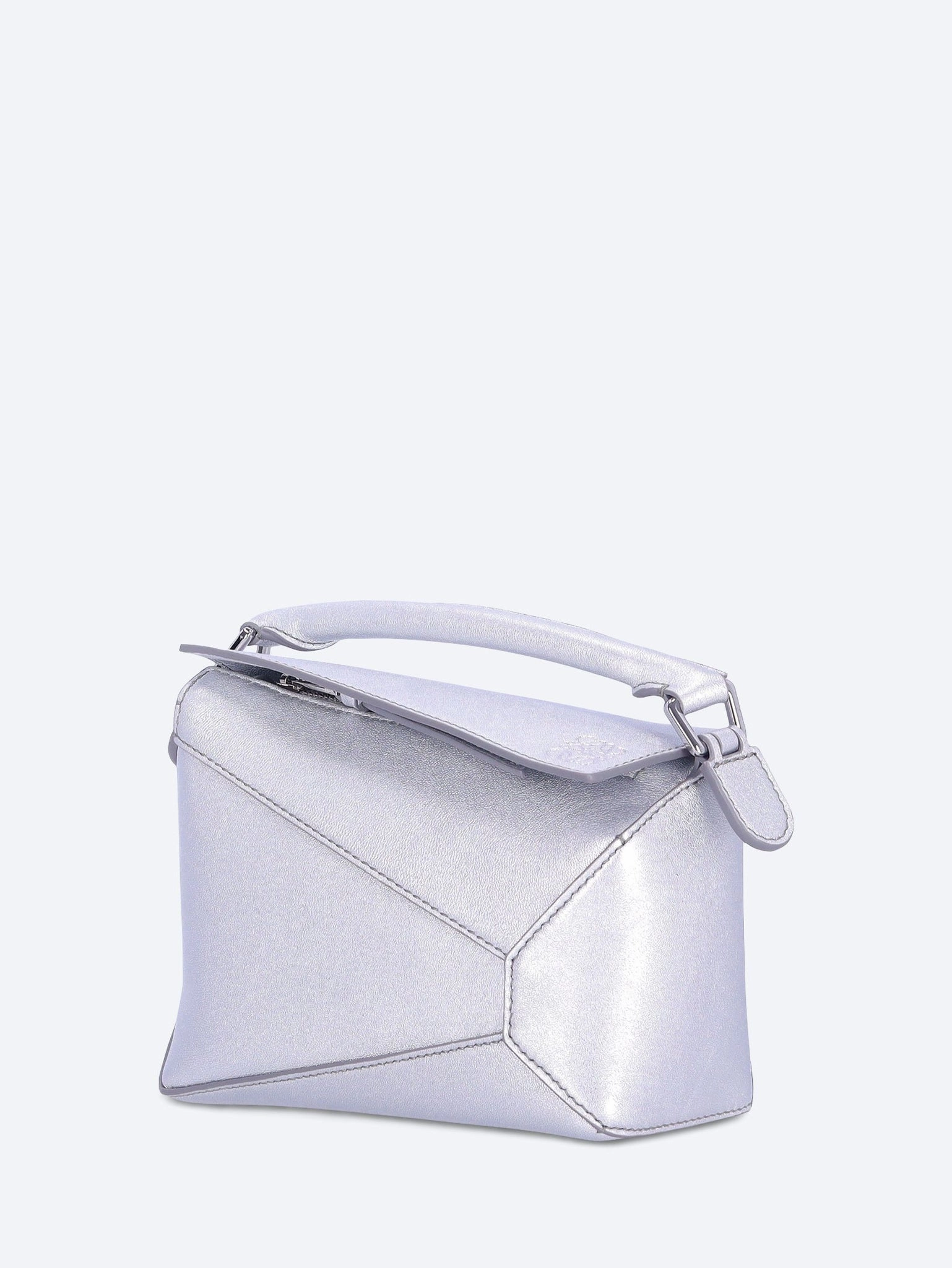 Puzzle Edge Mini Bag in Laminated Lambskin
