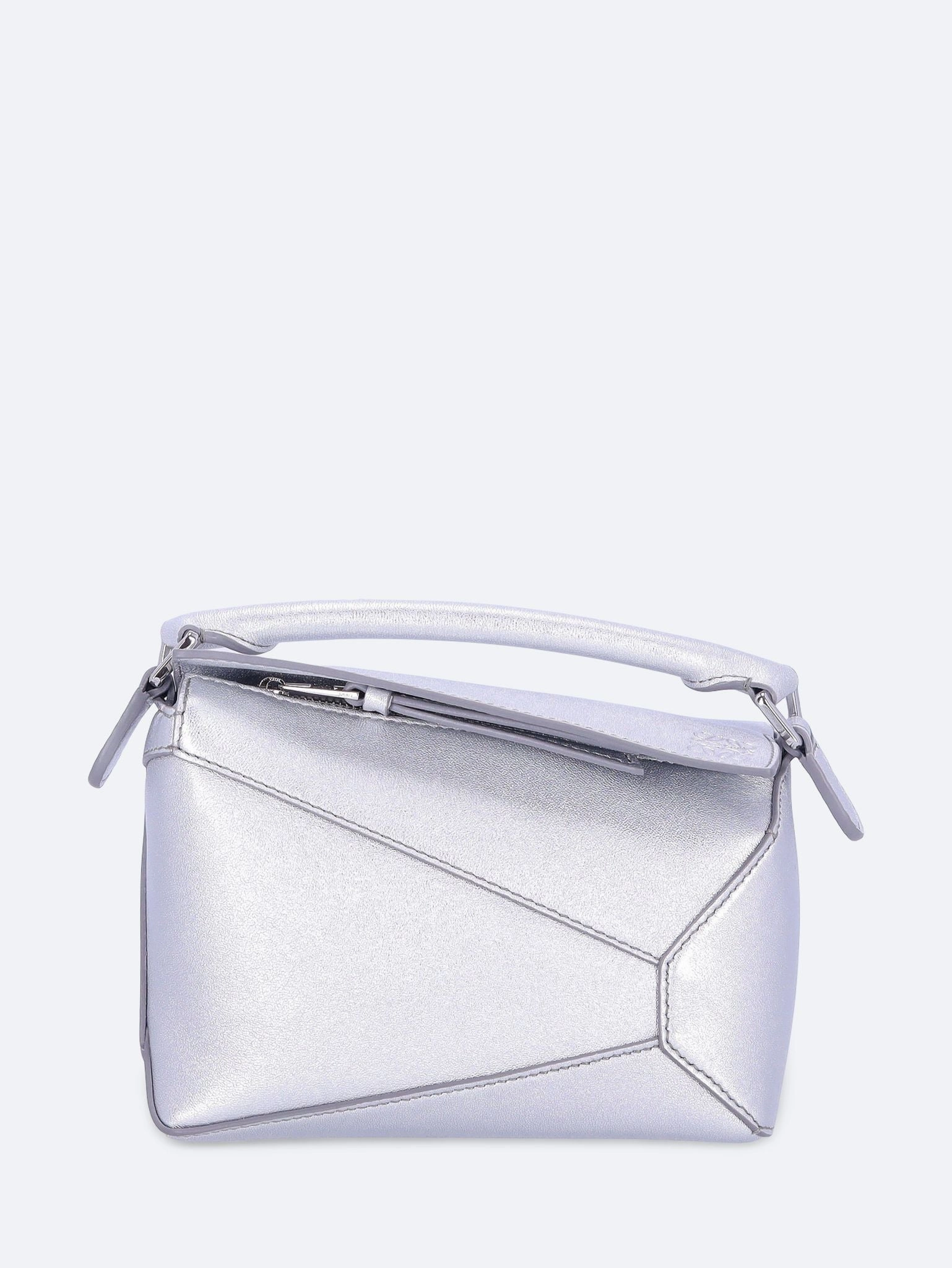 Puzzle Edge Mini Bag in Laminated Lambskin