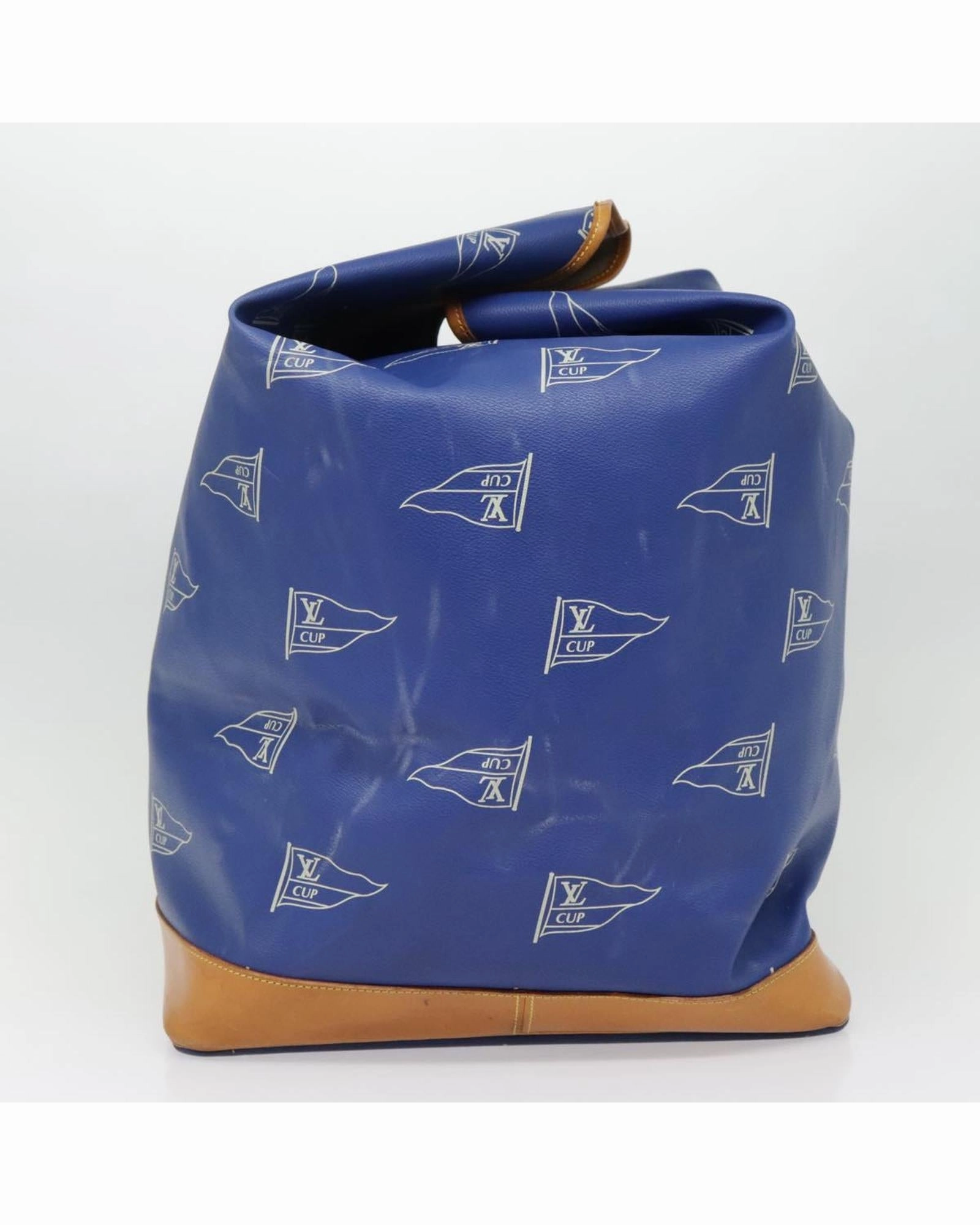 PVC Leather Shoulder Bag with Marine Inspired Design