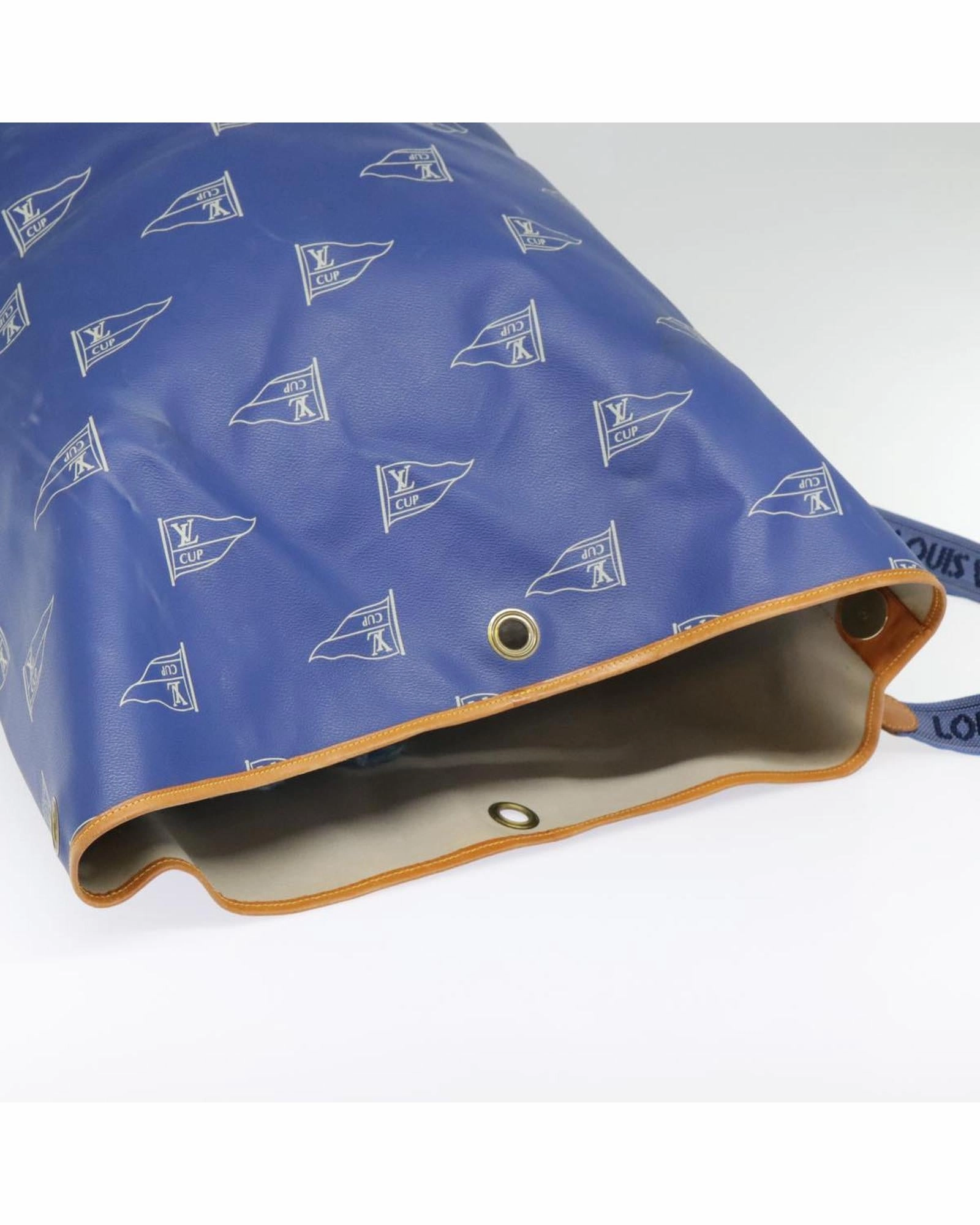 PVC Leather Shoulder Bag with Marine Inspired Design