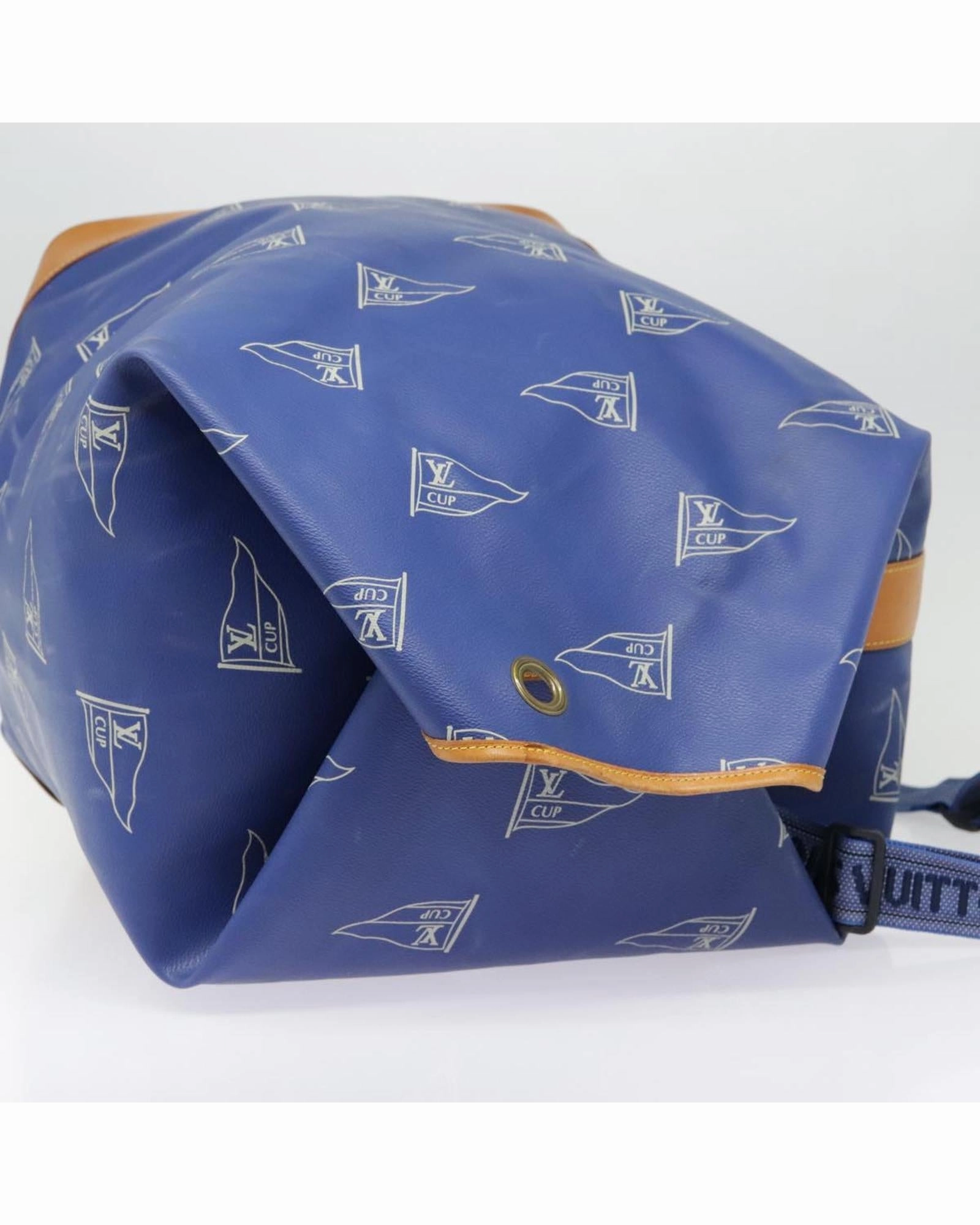 PVC Leather Shoulder Bag with Marine Inspired Design