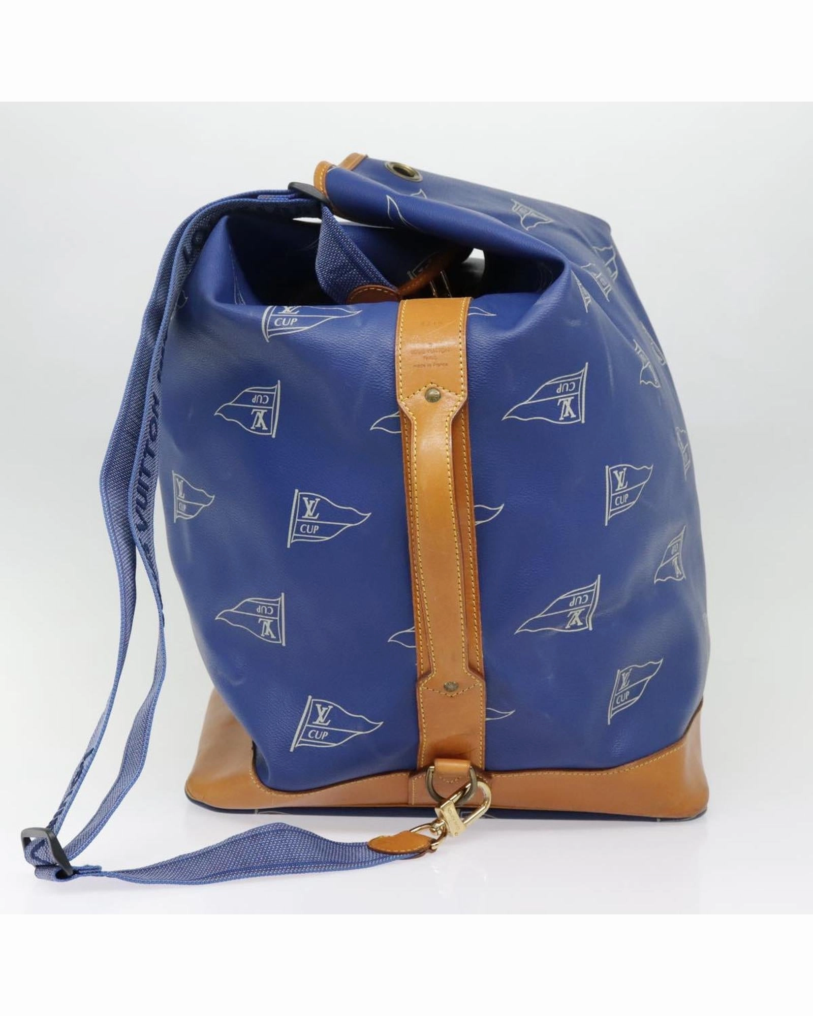 PVC Leather Shoulder Bag with Marine Inspired Design