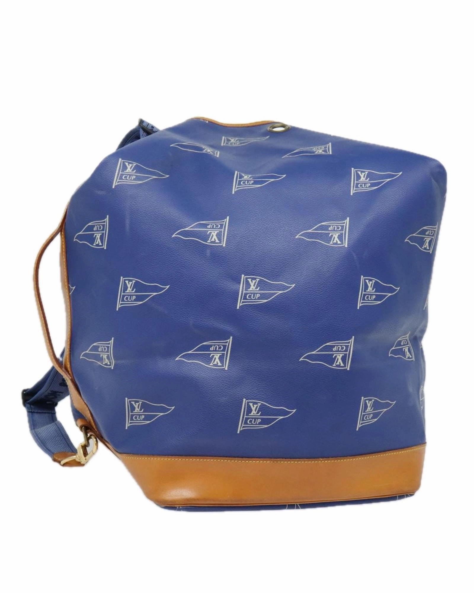 PVC Leather Shoulder Bag with Marine Inspired Design