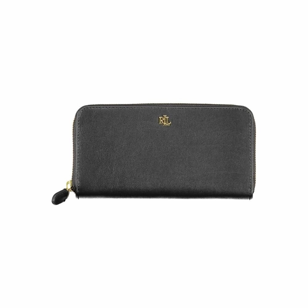 Ralph Lauren Black Leather Women's Wallet - One Size