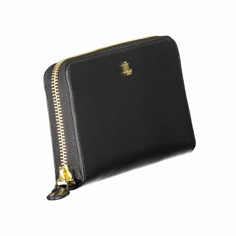Ralph Lauren Black Leather Women's Wallet - One Size