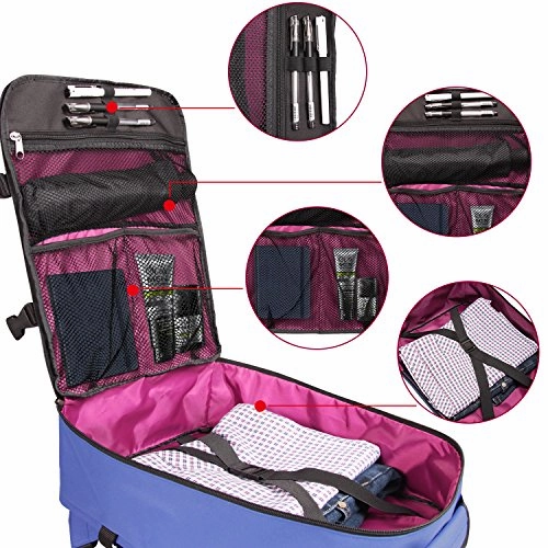 Rangeland Travel Backpack 2018 21L Carry-on Daypack Fits 15-inch Laptop Notebook and Travel Accessories, Blueberry  Meets IATA Flight Standards