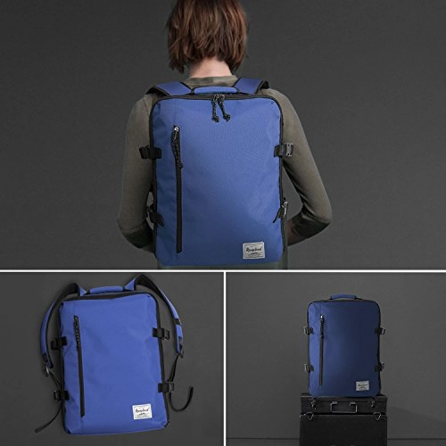 Rangeland Travel Backpack 2018 21L Carry-on Daypack Fits 15-inch Laptop Notebook and Travel Accessories, Blueberry  Meets IATA Flight Standards