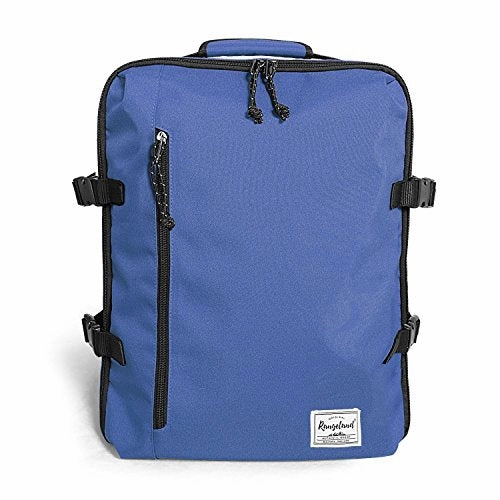 Rangeland Travel Backpack 2018 21L Carry-on Daypack Fits 15-inch Laptop Notebook and Travel Accessories, Blueberry  Meets IATA Flight Standards