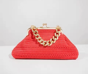 Red Miami Clutch
