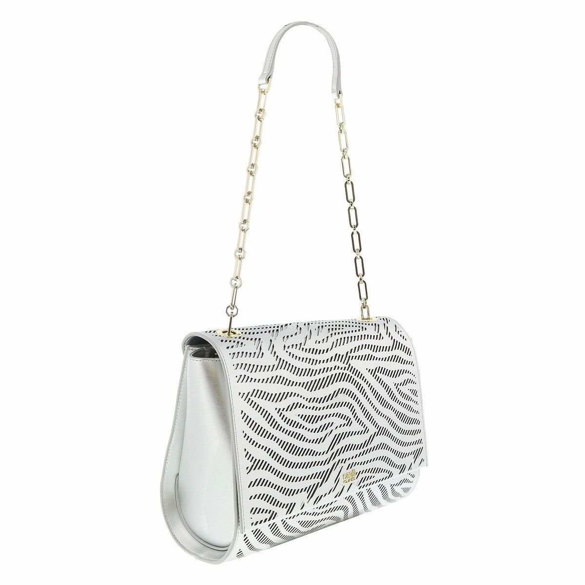 Roberto Cavalli Class Audrey Silver Medium Shoulder Bag for womens