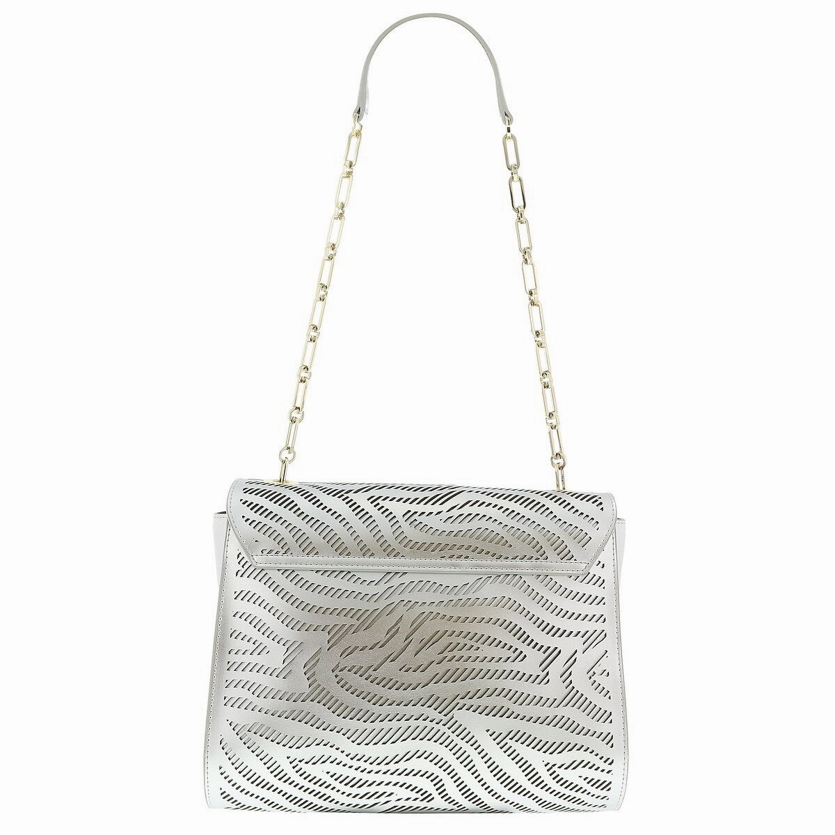 Roberto Cavalli Class Audrey Silver Medium Shoulder Bag for womens