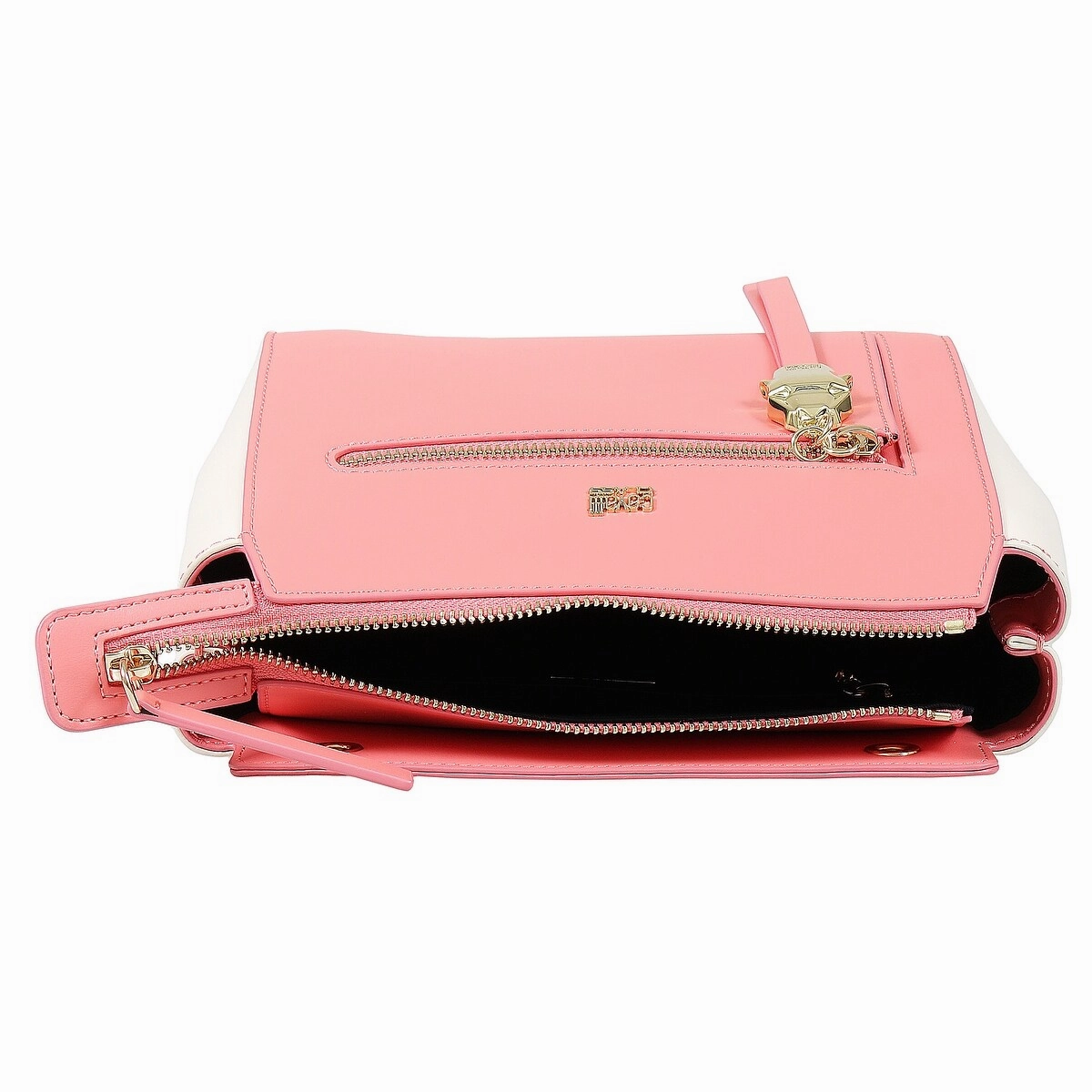 Roberto Cavalli Class GWLPD4 T35 Brigitte 00 Peach/Ivory Small Shoulder Bag for womens
