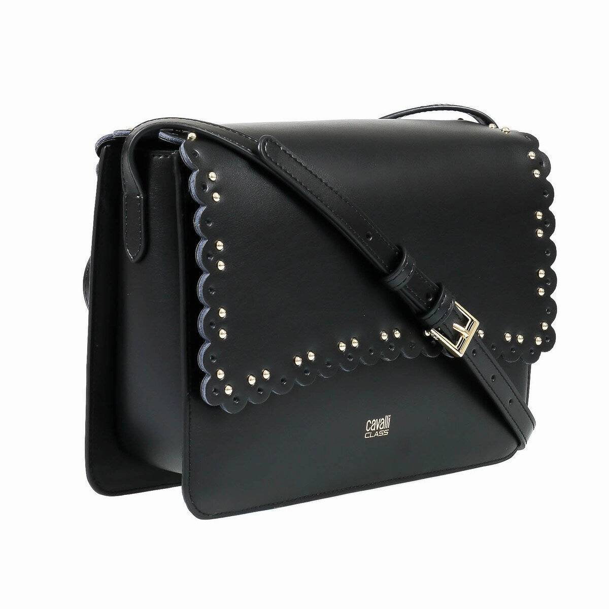 Roberto Cavalli Class GWLPEZ 999 Leolace 003 Black Shoulder Bag for womens