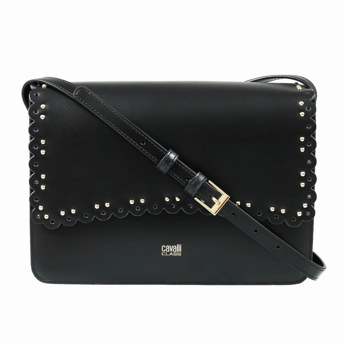 Roberto Cavalli Class GWLPEZ 999 Leolace 003 Black Shoulder Bag for womens