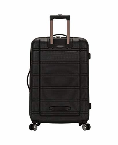 Rockland Luggage 20 Inch and 28 Inch 2 Piece Expandable Spinner Set, Black, One Size
