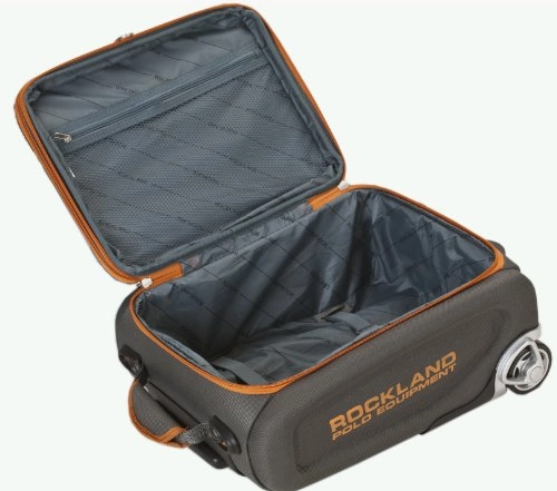 Rockland Luggage Varsity Polo Equipment 4 Piece Luggage Set, Charcoal, One Size
