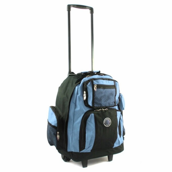 Roll-Away 18-inch Deluxe Rolling Unisex Polyester Carry-on Backpack