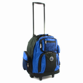 Roll-Away 18-inch Deluxe Rolling Unisex Polyester Carry-on Backpack