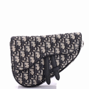 Saddle Crossbody Bag Oblique Canvas Mini