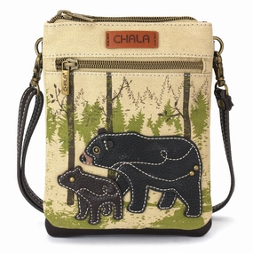 Safari Double Pocket Xbody - Bear