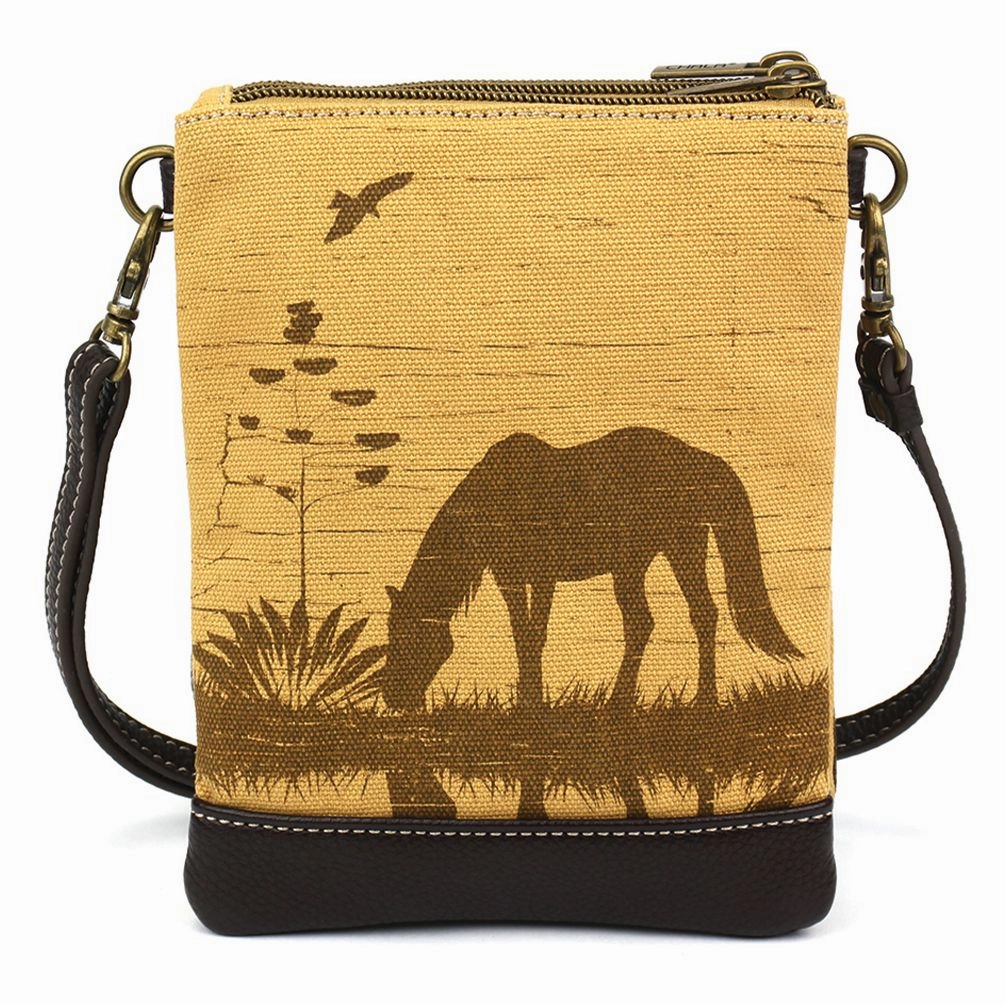 Safari Double Pocket Xbody - Horse