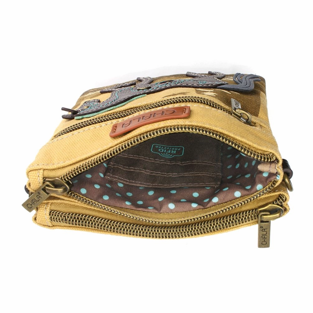 Safari Double Pocket Xbody - Horse