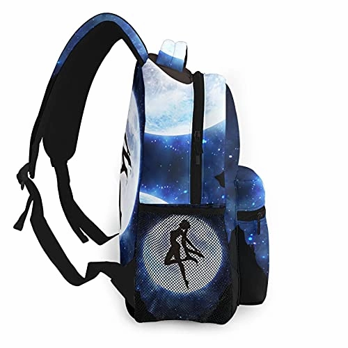 Sai-Lor Mo-On Backpack Travel College School Daypack Bookbag Casual Sports Backpack Laptop Backpack For Women Men