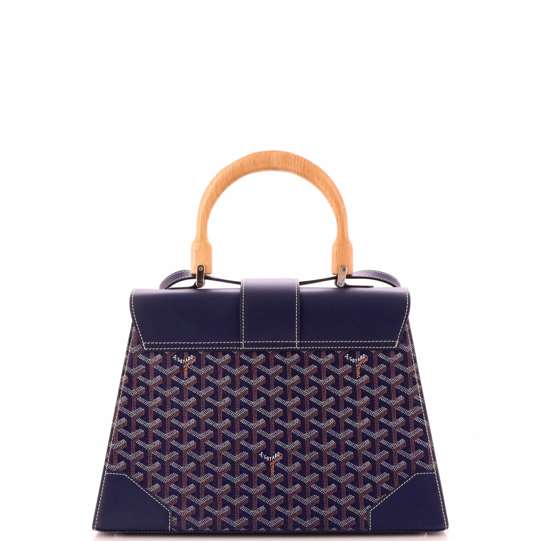 Saigon Top Handle Bag Coated Canvas with Leather MM