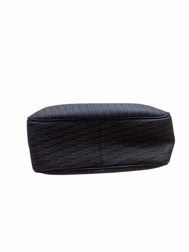 Saint Laurent black and brown Dopp Kit