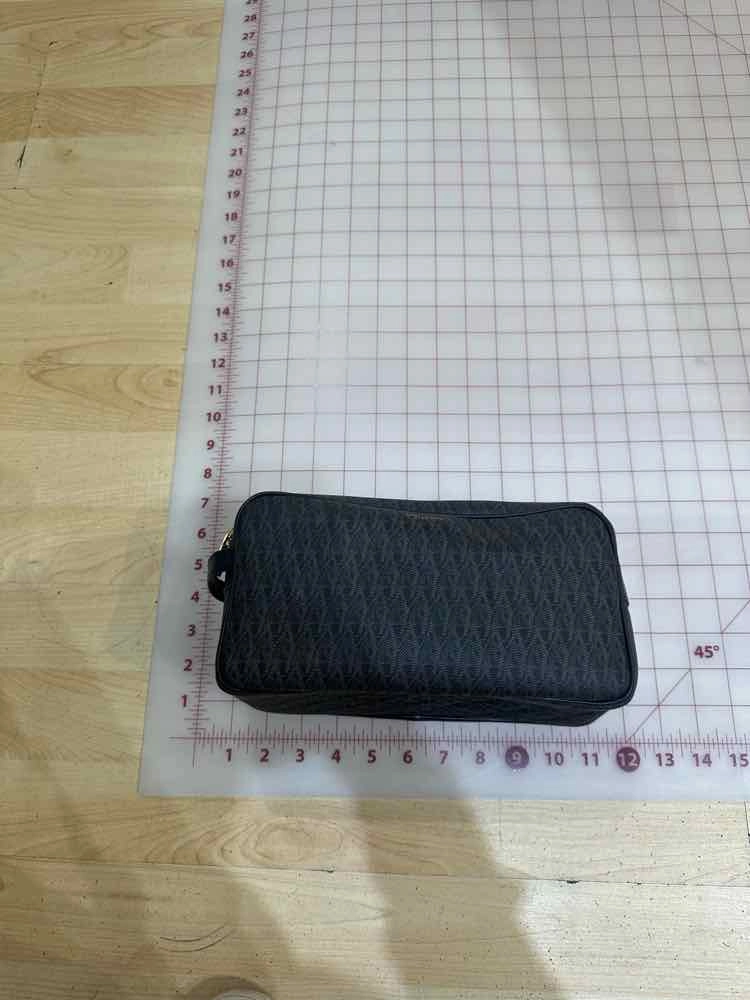 Saint Laurent black and brown Dopp Kit