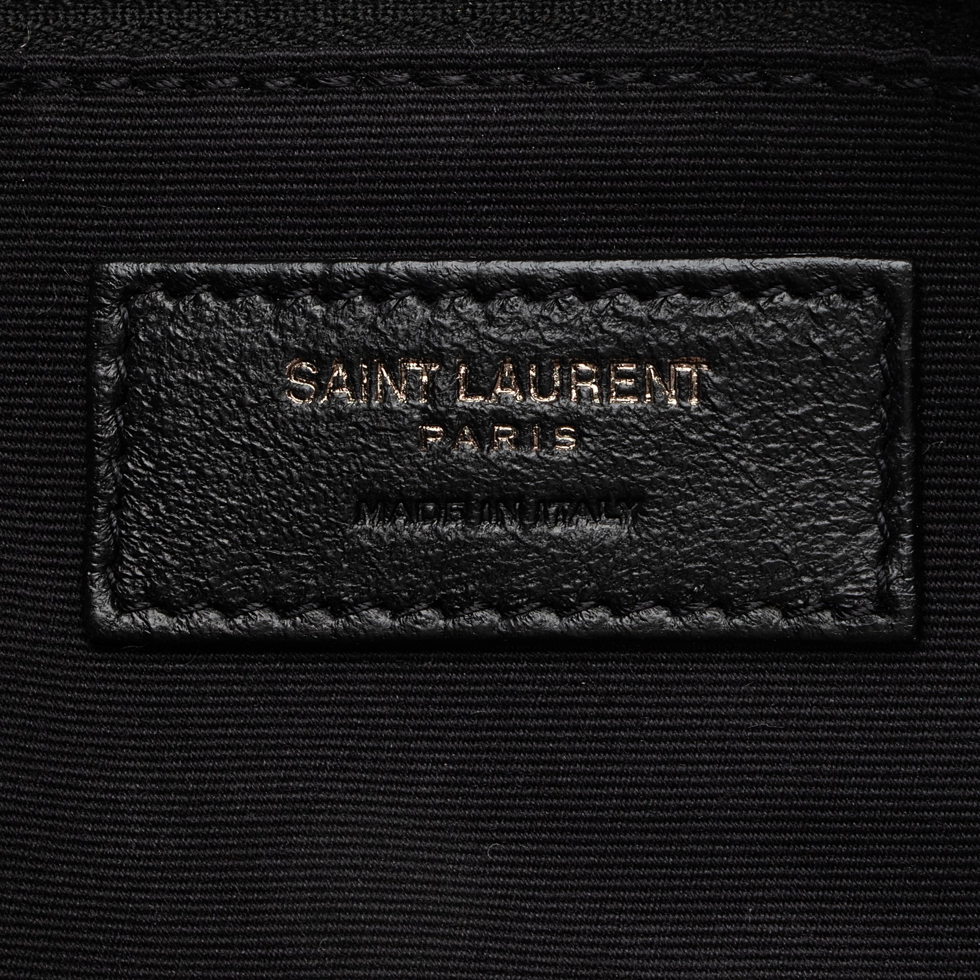 Saint Laurent Crinkled Calfskin Monogram Niki Medium Shoulder Bag (SHF-23860)