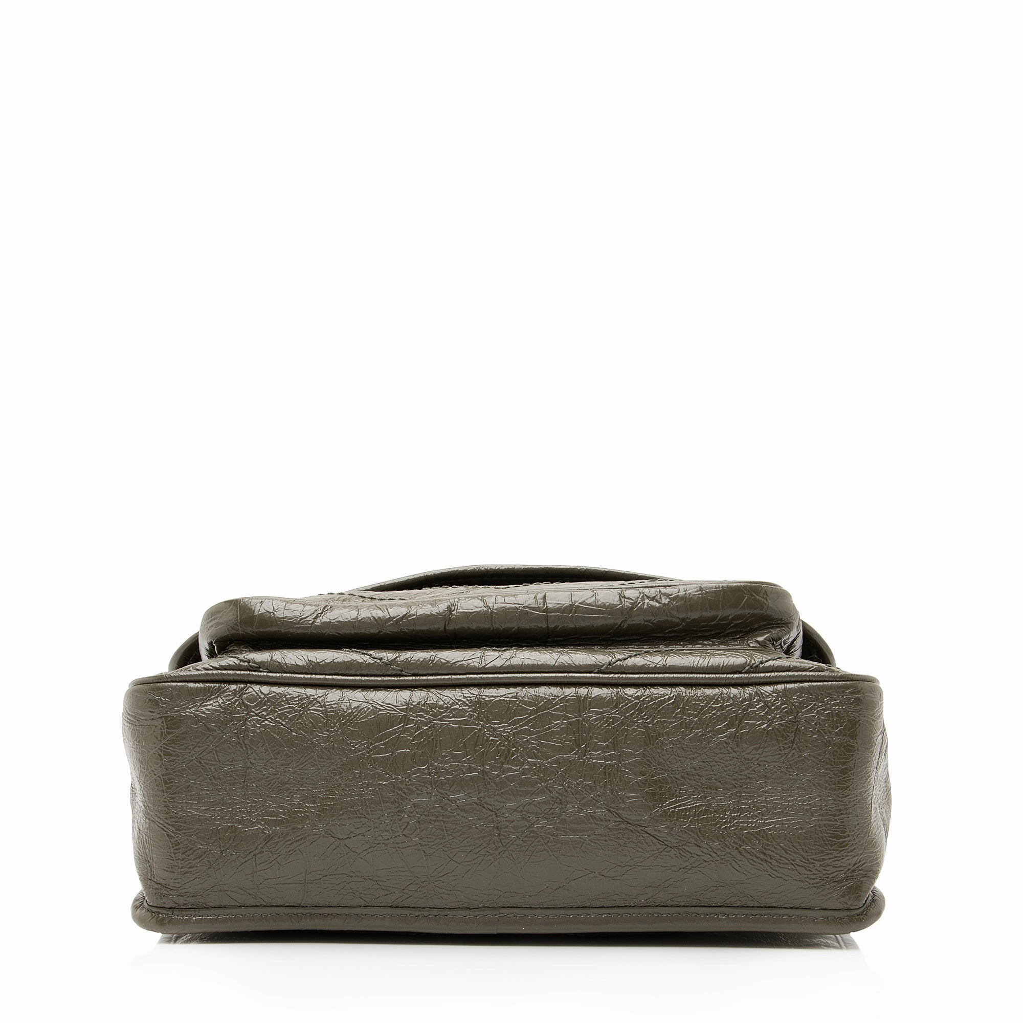 Saint Laurent Crinkled Calfskin Monogram Niki Medium Shoulder Bag (SHF-23860)