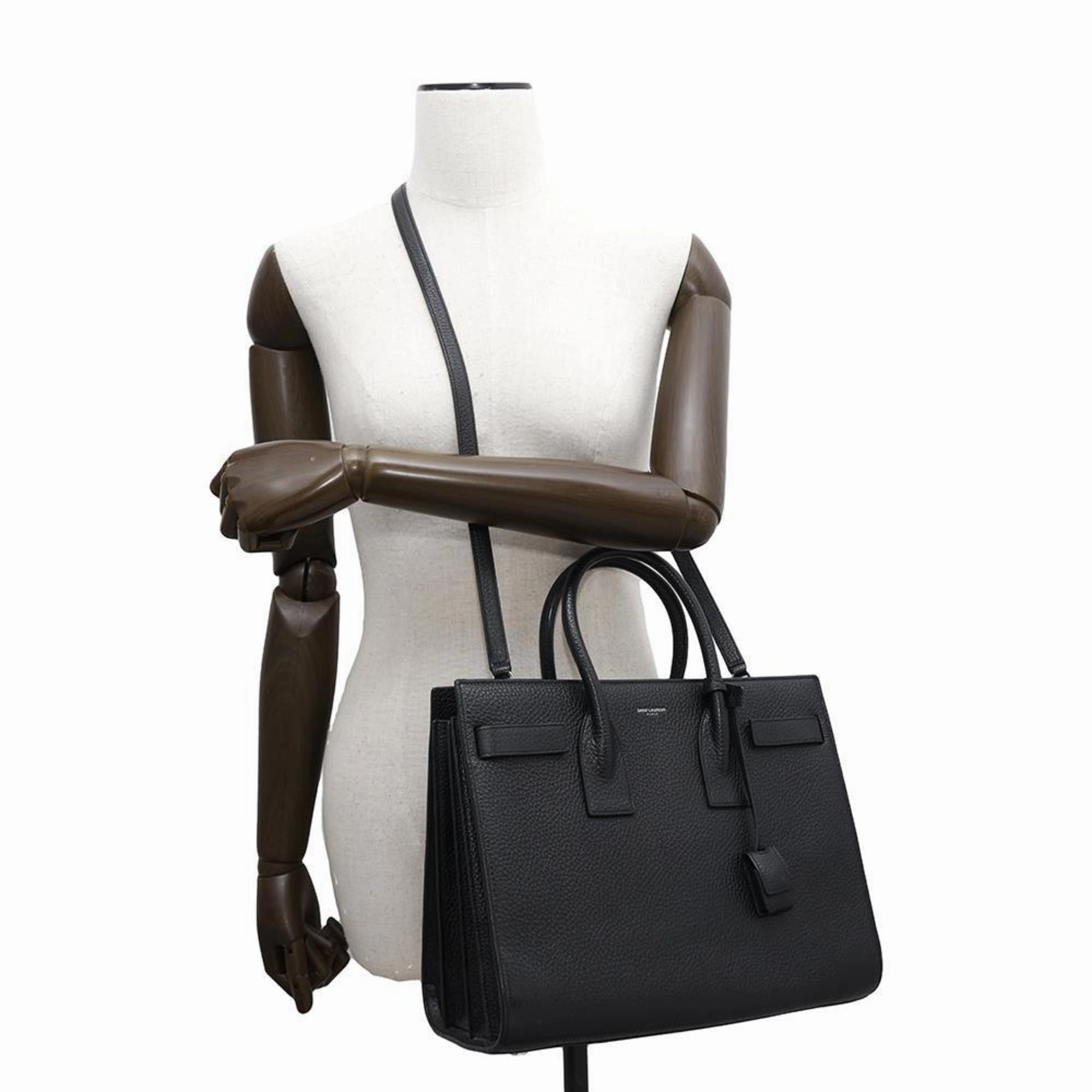 Saint Laurent Leather Handbag Shoulder Bag (Pre-Owned)