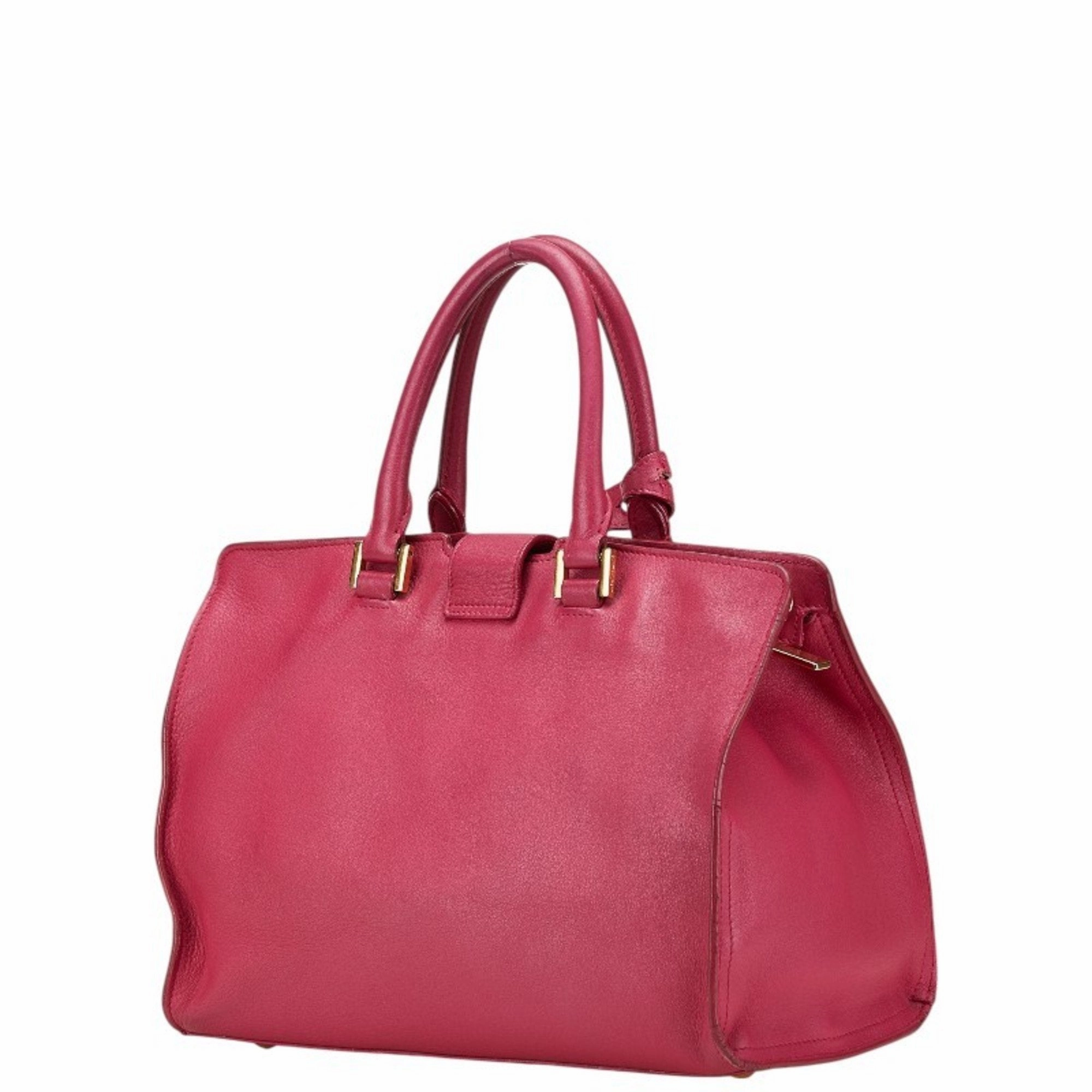 Saint Laurent Leather Handbag Shoulder Bag (Pre-Owned)