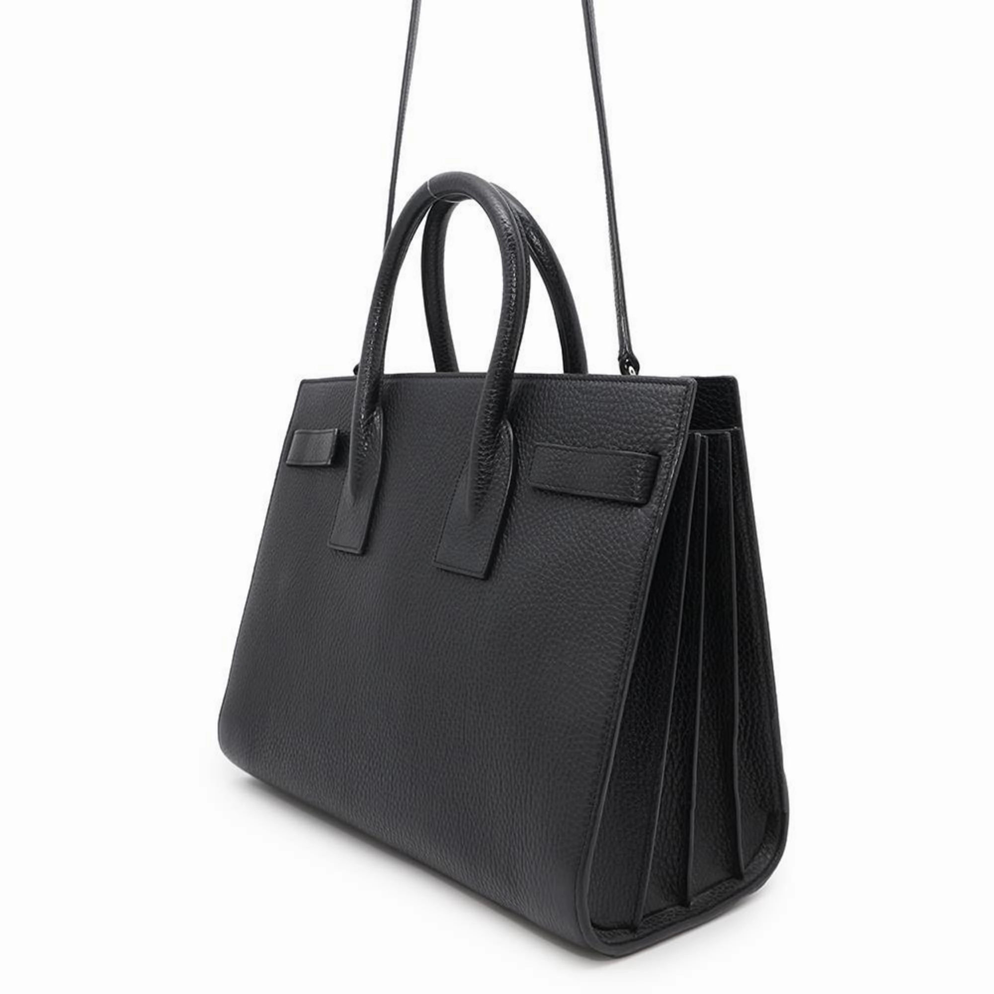 Saint Laurent Leather Handbag Shoulder Bag (Pre-Owned)