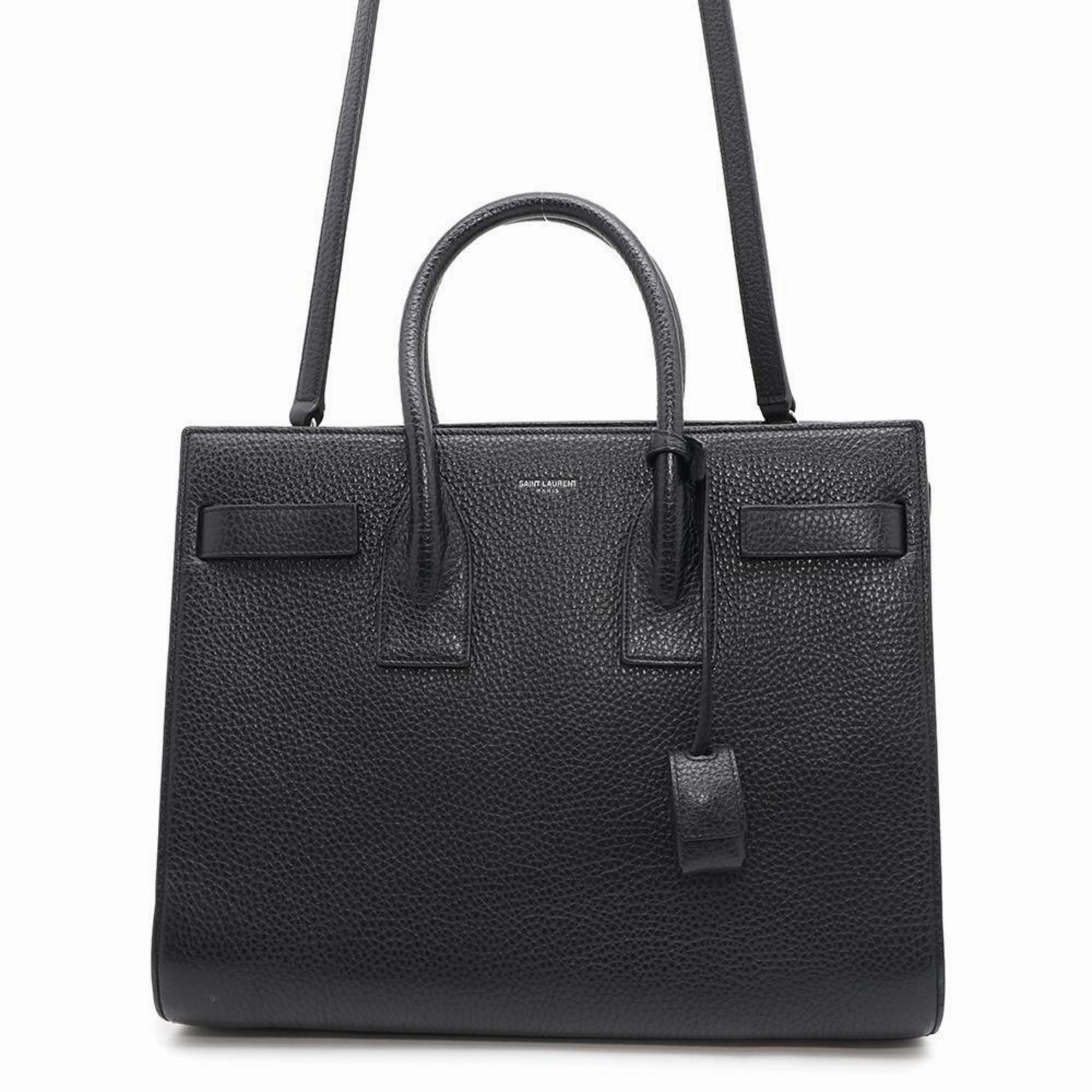 Saint Laurent Leather Handbag Shoulder Bag (Pre-Owned)