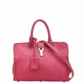 Saint Laurent Leather Handbag Shoulder Bag (Pre-Owned)