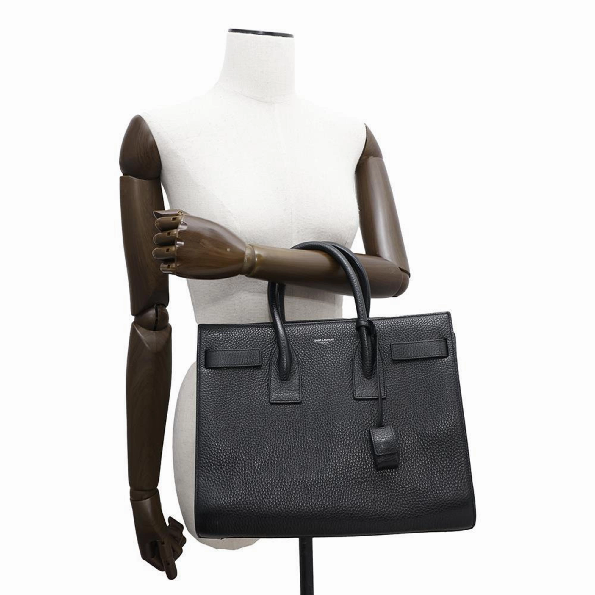 Saint Laurent Leather Handbag Shoulder Bag (Pre-Owned)