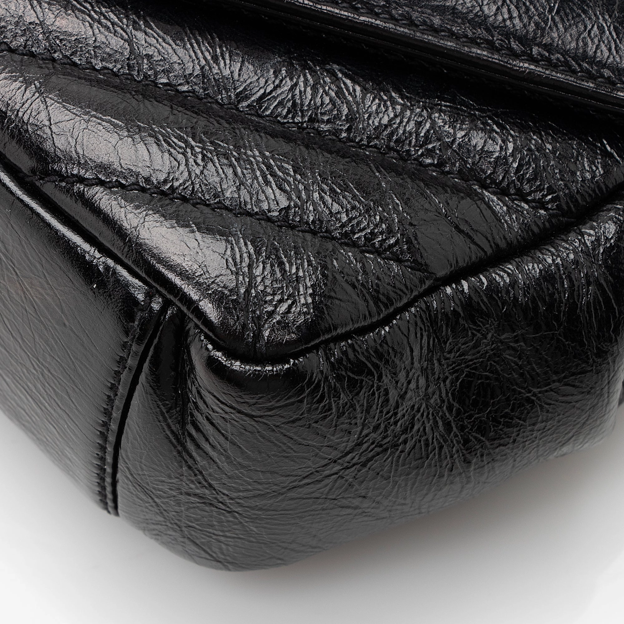 Saint Laurent Matelasse Calfskin Monogram Punk Chain Baby Crossbody Bag (SHF-22834)