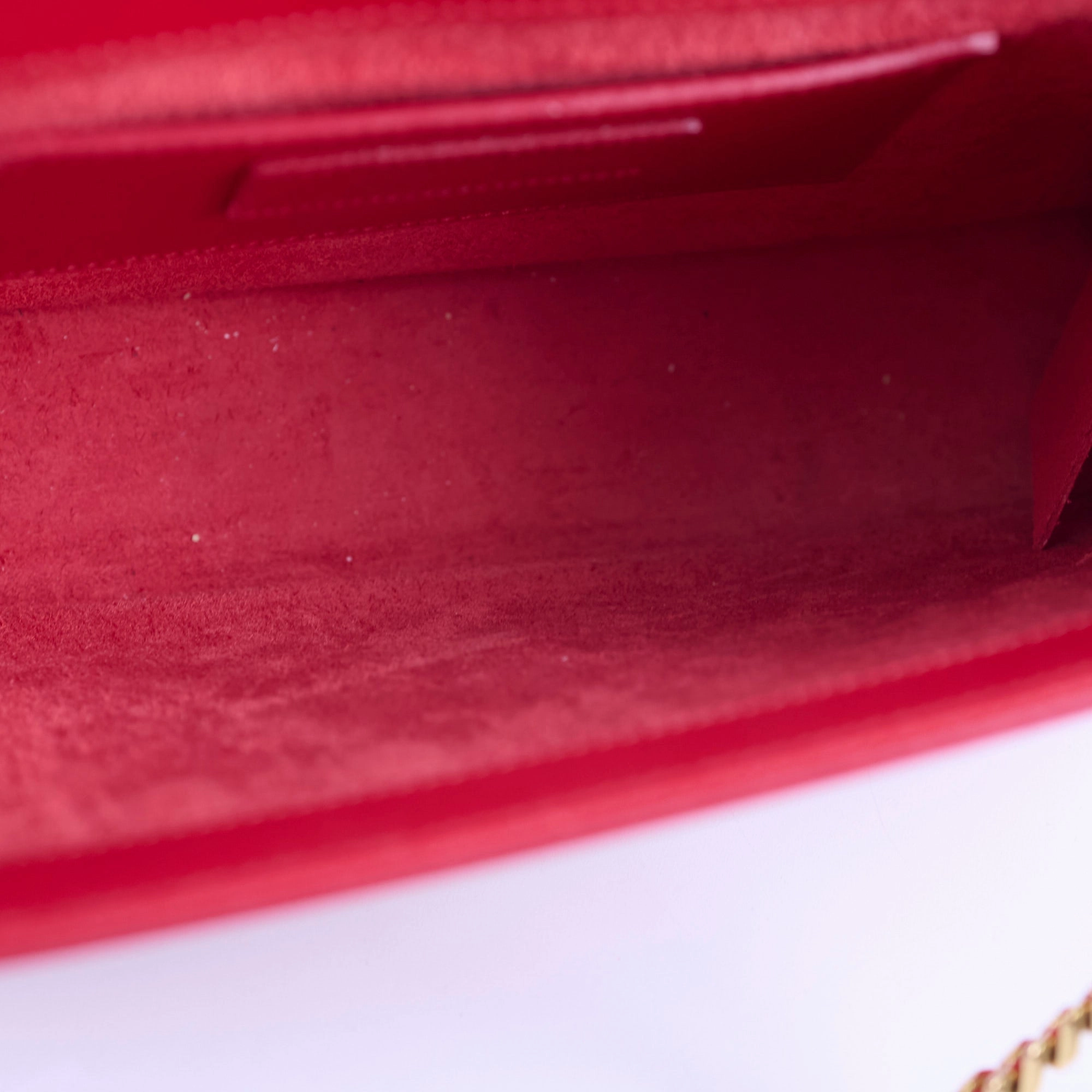 Saint Laurent Medium Tassel Kate Red