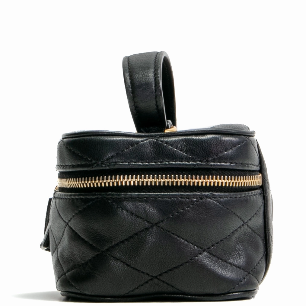 SAINT LAURENT Mini Vanity Crossbody - Black