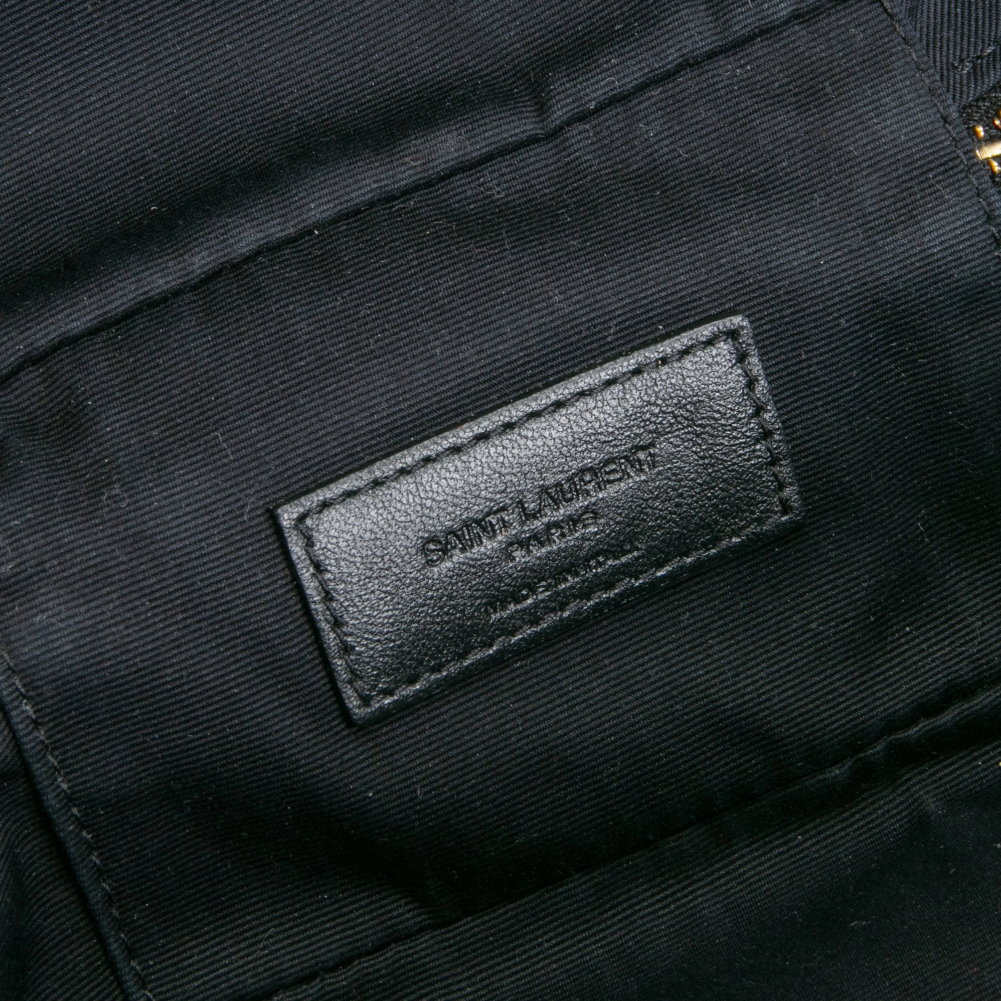 SAINT LAURENT Mini Vanity Crossbody - Black