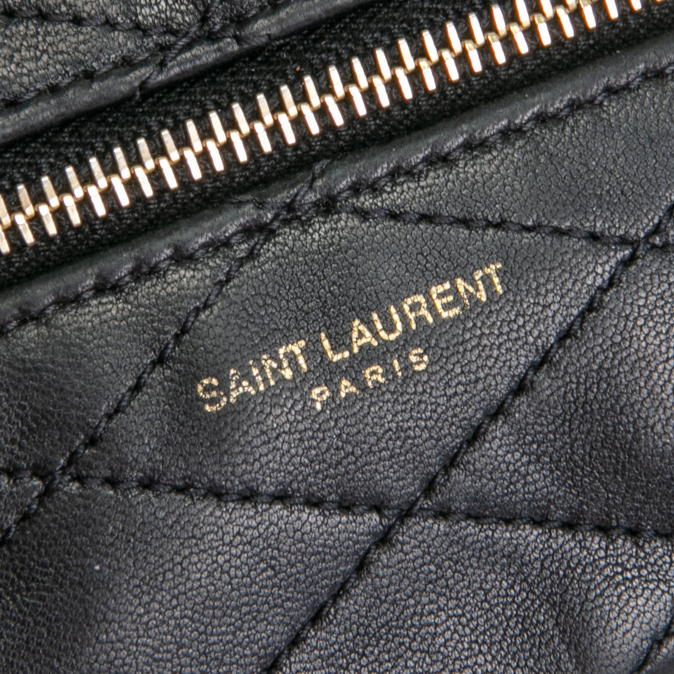 SAINT LAURENT Mini Vanity Crossbody - Black