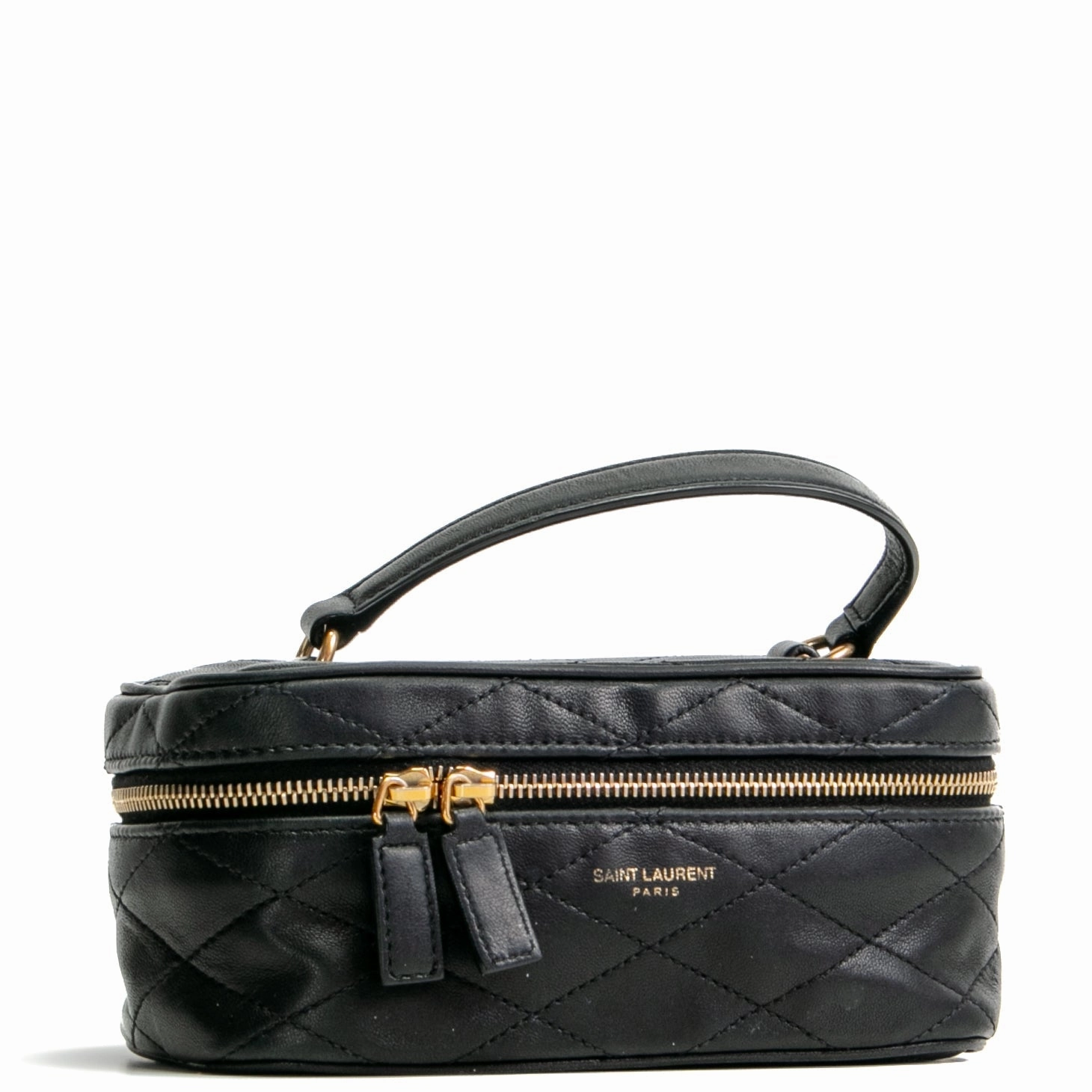 SAINT LAURENT Mini Vanity Crossbody - Black
