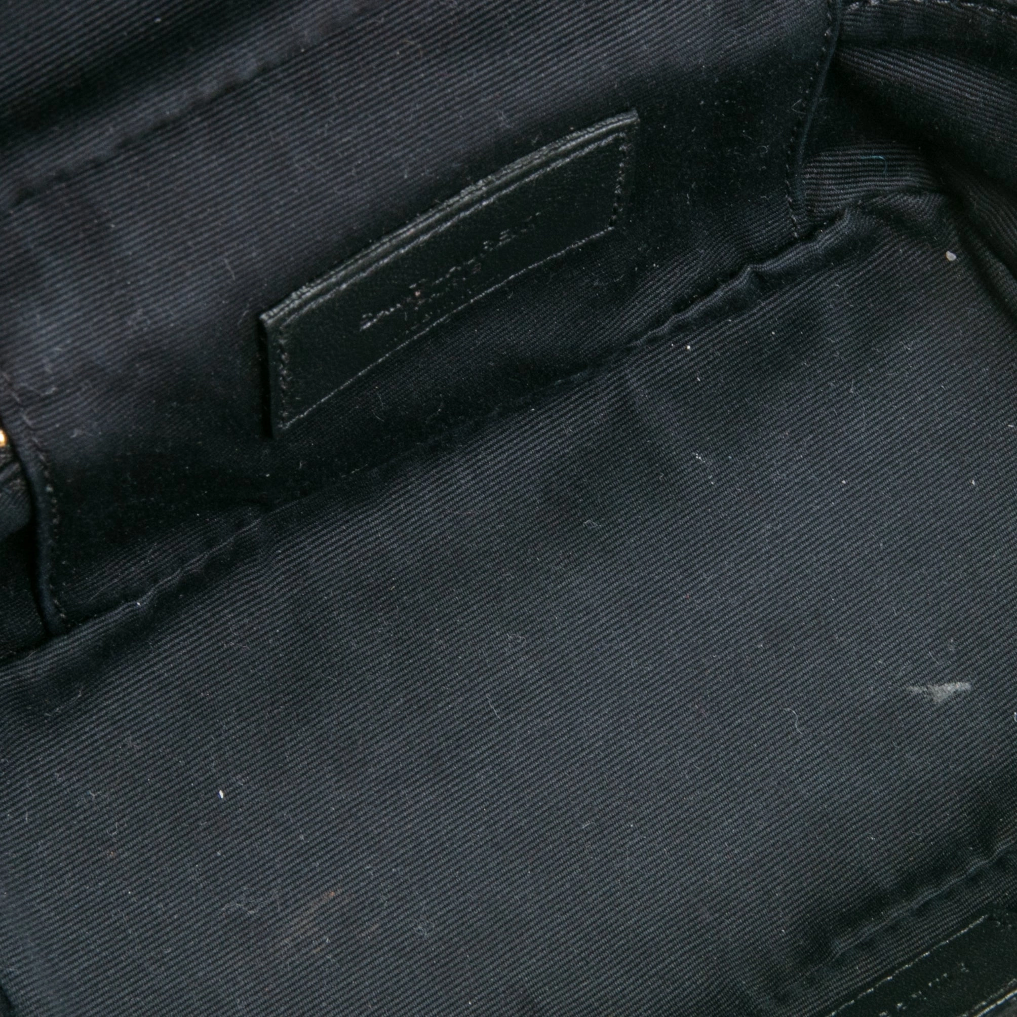 SAINT LAURENT Mini Vanity Crossbody - Black