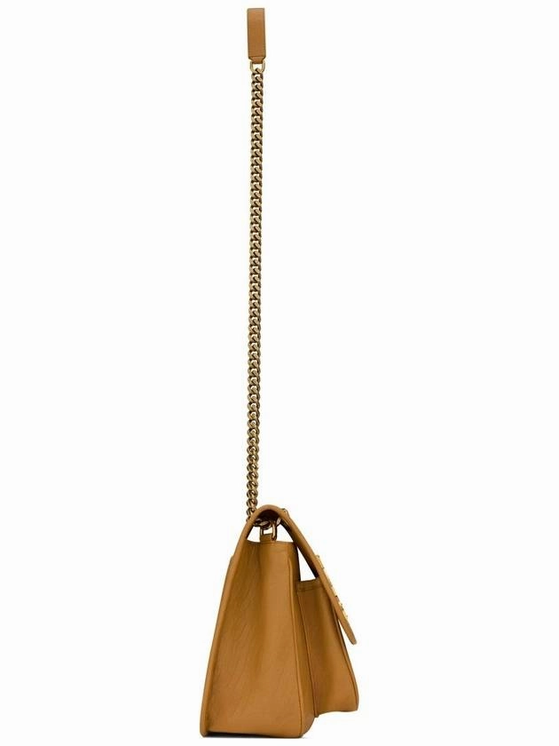 Saint Laurent Nikki Medium Chain Shoulder Bag Brown