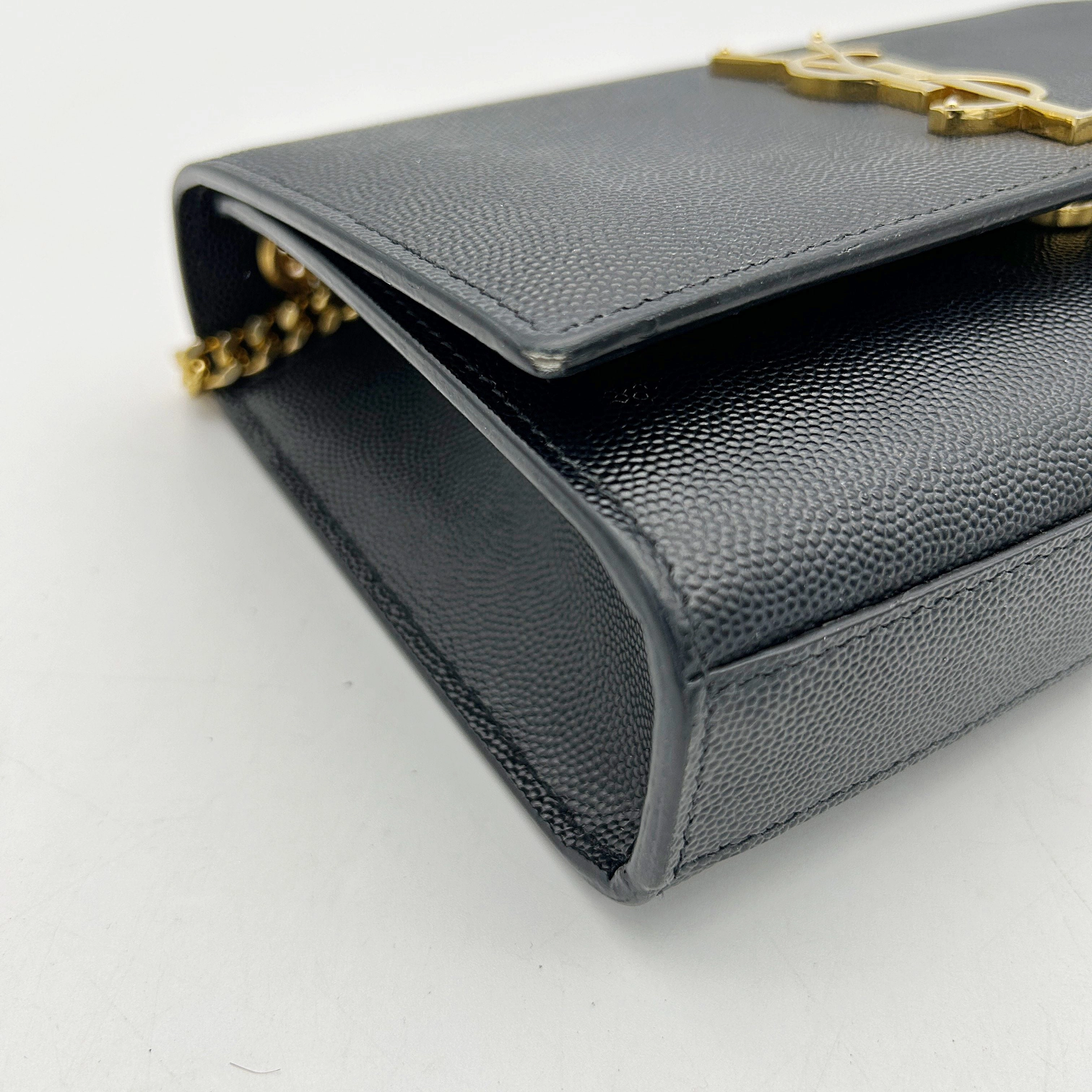 Saint Laurent Small Classic Monogram Kate Bag - Black Crossbody Bags, Handbags LA30109