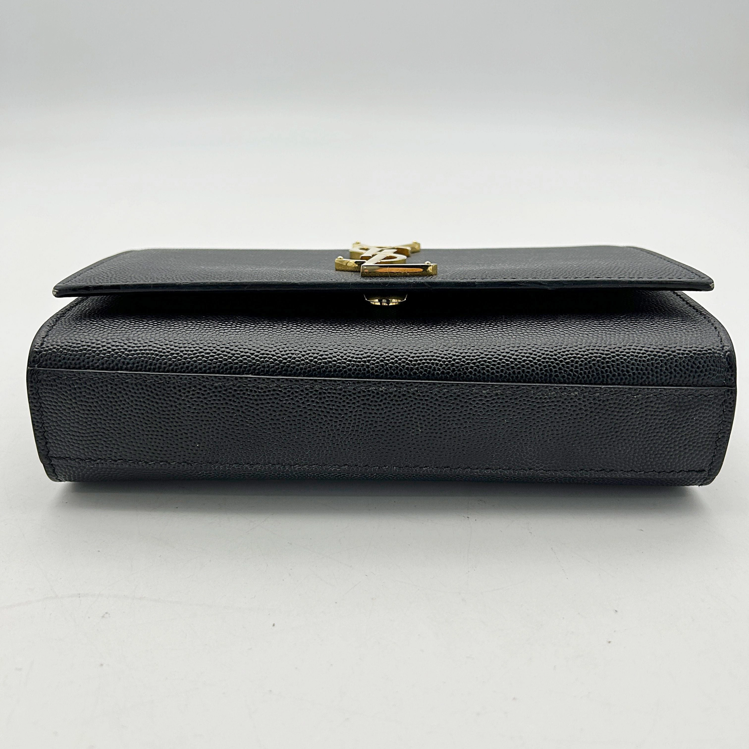 Saint Laurent Small Classic Monogram Kate Bag - Black Crossbody Bags, Handbags LA30109