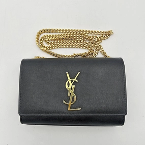 Saint Laurent Small Classic Monogram Kate Bag - Black Crossbody Bags, Handbags LA30109