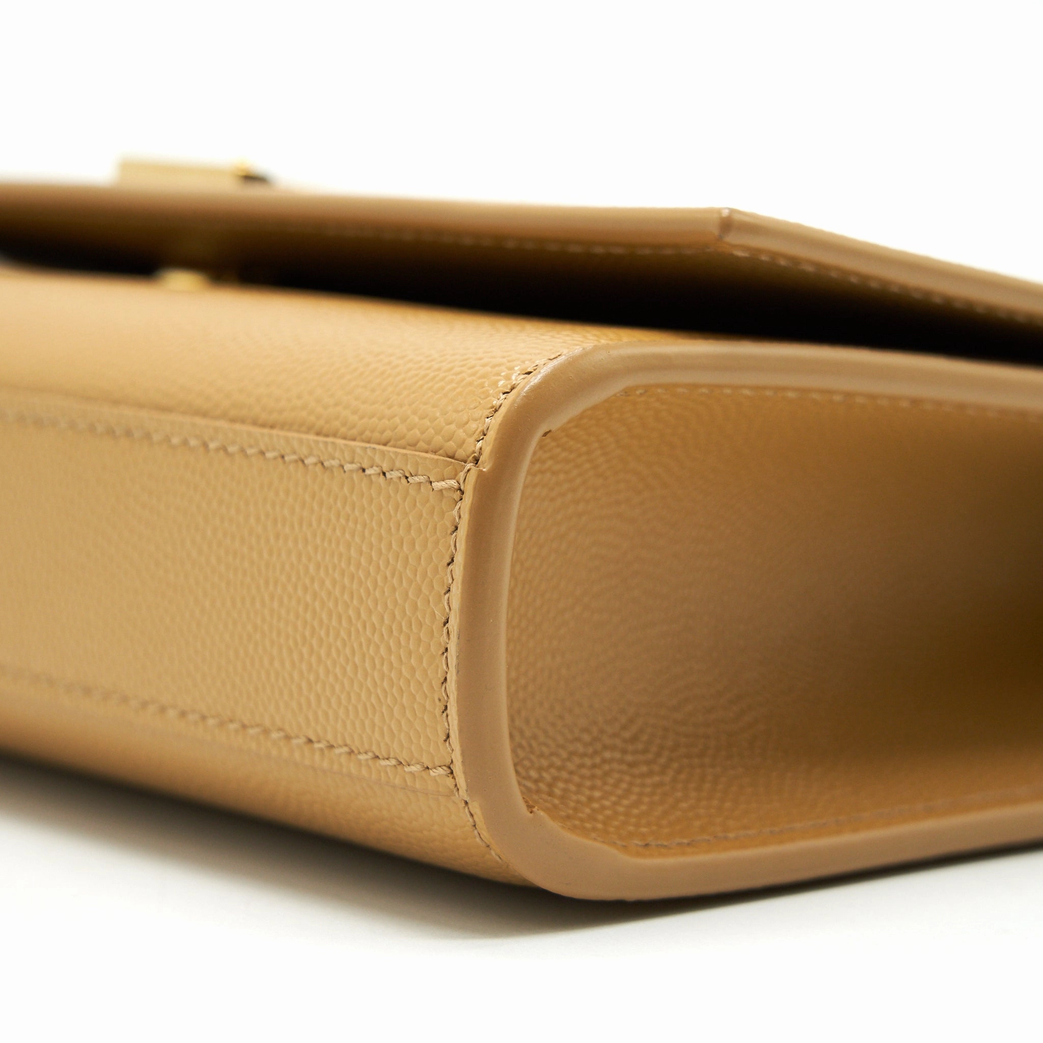 Saint Laurent Small kate Crossbody Bag Beige GHW